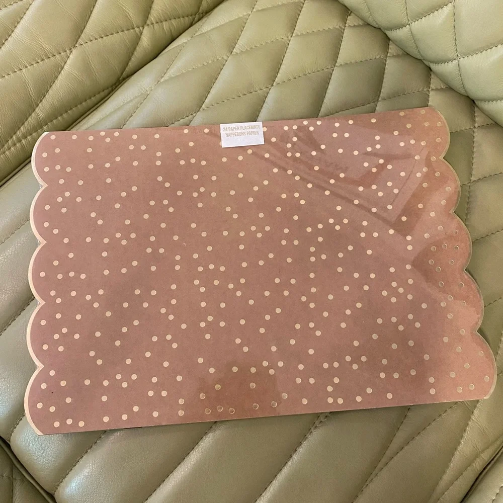 Paper Placemats - NWT - ideal for Holiday Dinners - there are 24 in the package.